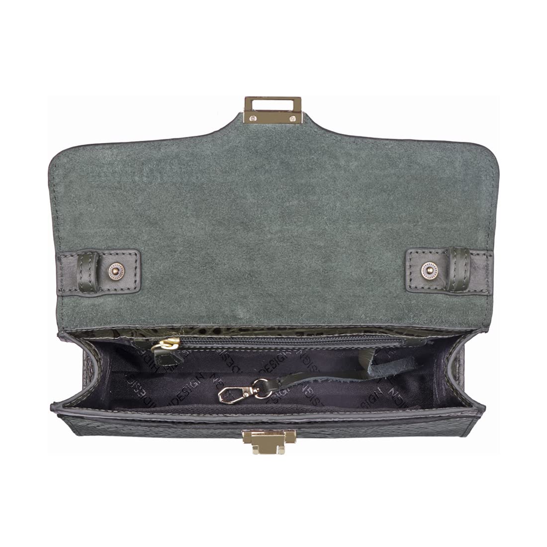 Hidesign Women's Sling Bag (Emerald)