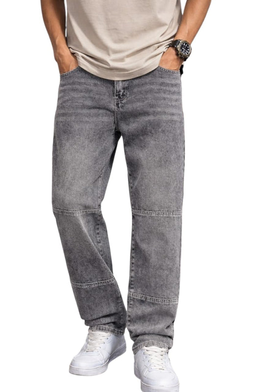 ODDMONKEY Jeans for Man || Baggy Jeans for Man || Pant for Men (JEANS-11-Grey-Baggy-38)