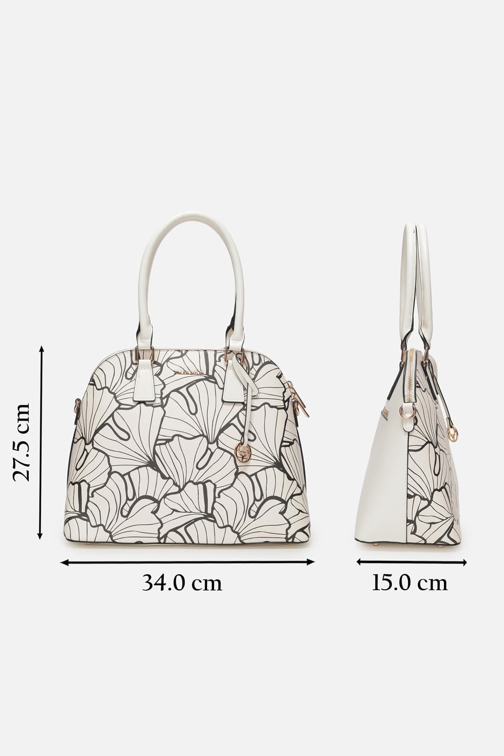 Women White Casual Handbag