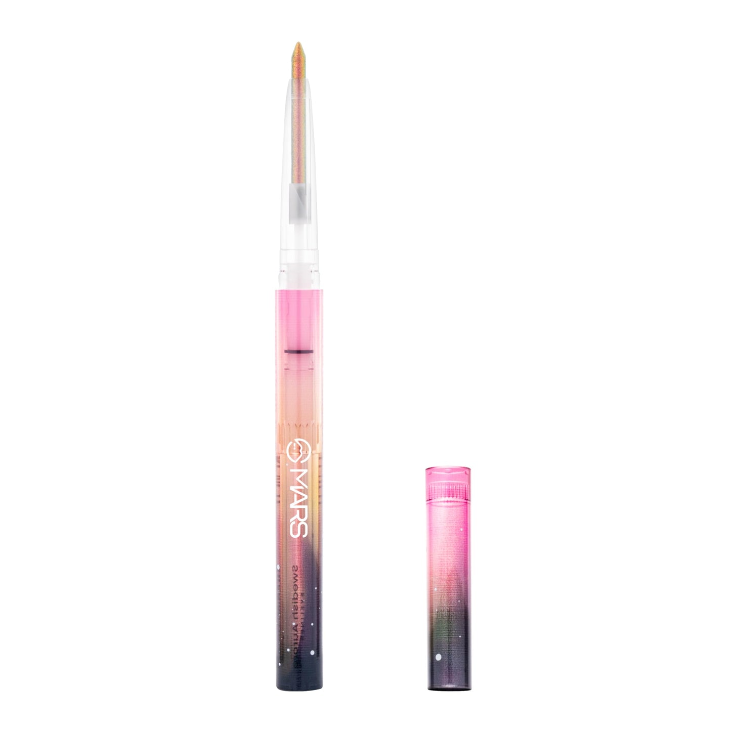 MARS Northern Lights In A Pen Retractable Eyeliner (0.35gm) (01-SWEDISH AURORA) | Duo-Chrome Shimmer Effect | Long-Lasting | Water Restiant & Smudge-Resistant | Silky Smooth Glide | All Day Wear
