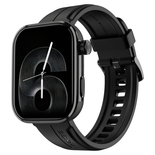 Noise Pro 6 Max Smart Watch:Intelligent AI, Endless AI Watch Faces, AI Companion, 1.96” AMOLED, Stainless Steel Build, Built-in GPS, 5 ATM, EN2 Processor, for iOS & Android(Jet Black)