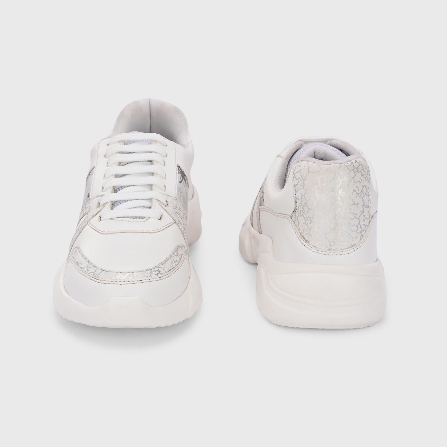 Centrino Women Casual Sneaker | Ultra Soft Cushion | Trendy & Lightweight Design | Low Top Flat Sole | Colorblock Sneakers | White Sneakers Girl Shoes 7621-5