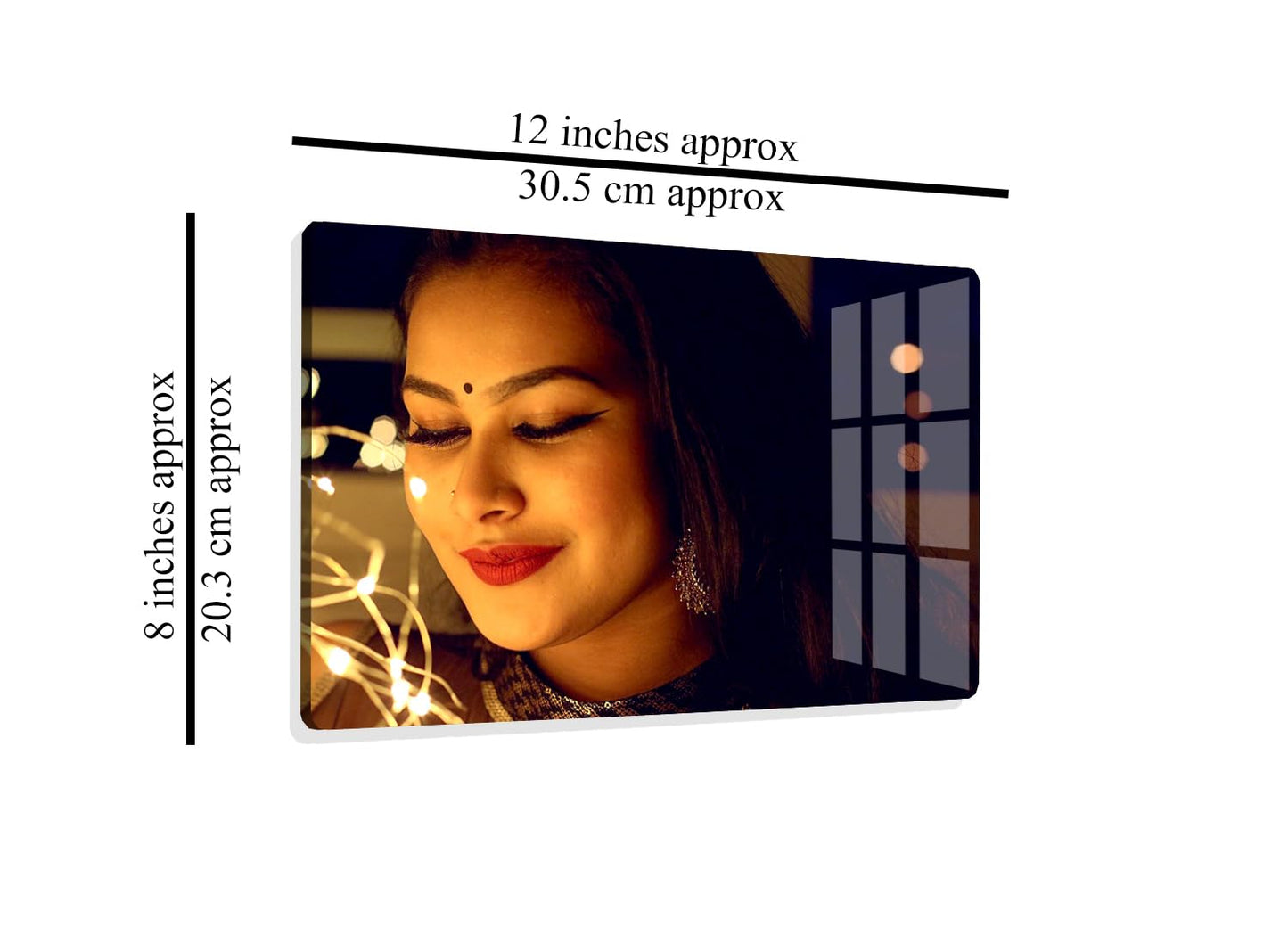 MITZVAH 5mm Acrylic Photo Frame Personalized Photo Gifts|Personalised Photo Frame Birthday Gift|Premium (Portrait, 8X12 inch)