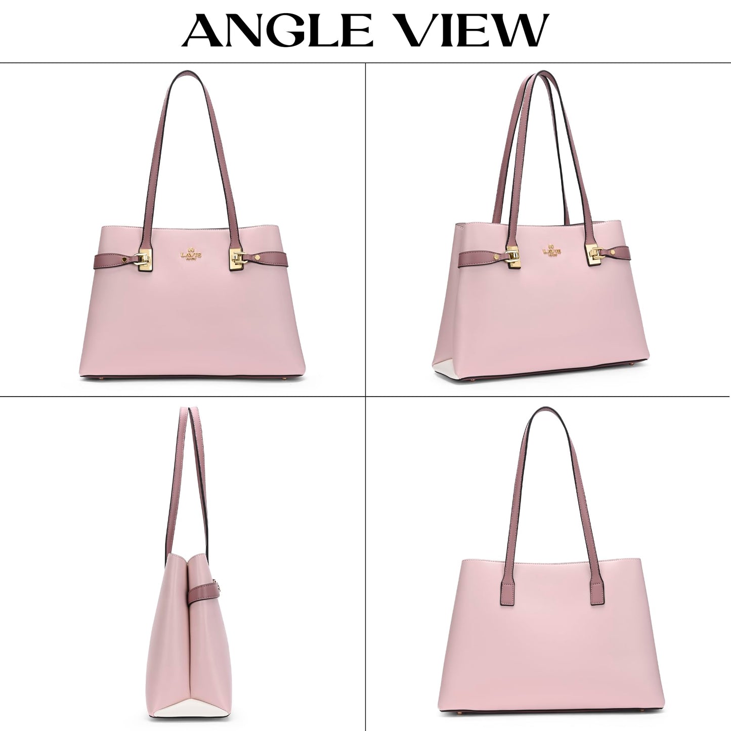 LAVIE PARIS Women's 3 Compartment Large Satchel Bag | Satchel Handbag for Work | Ladies Purse | Stylish Shoulder Bag | Gift for Women
