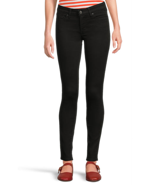 Levi's Women's 710 Super Skinny Jeans, Soft Black, 32W x 30L