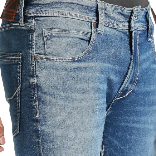 Pepe Jeans Men's Tapered Jeans (PM208086J671_MID Used