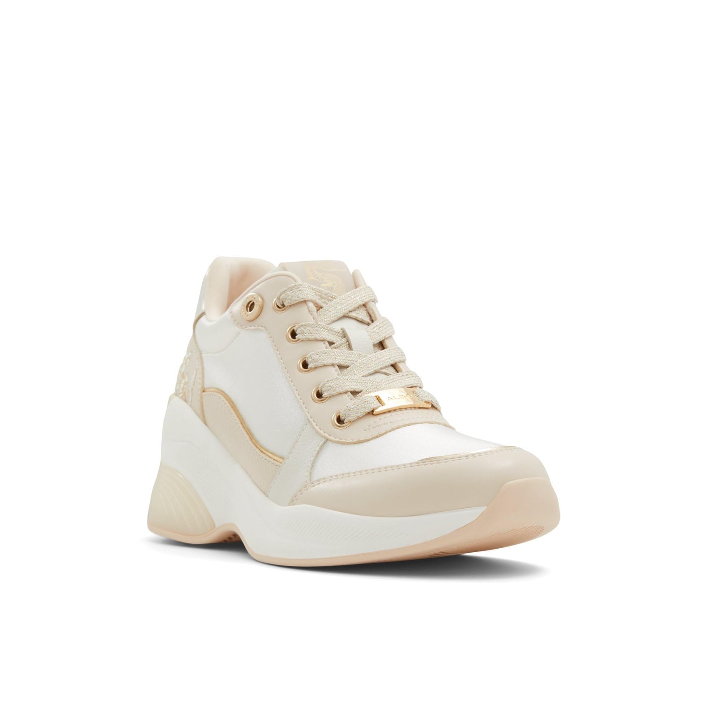 Aldo MELEYSA-IN271 Ladies Beige Wedge Sneakers