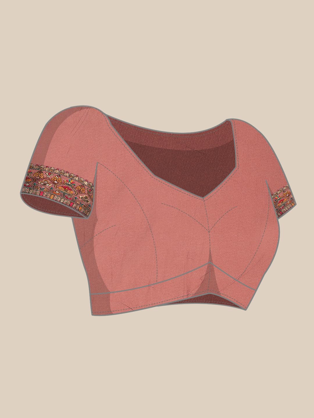 MOHEY Purple Art Silk Embroidery|Stone Work Saree for Women