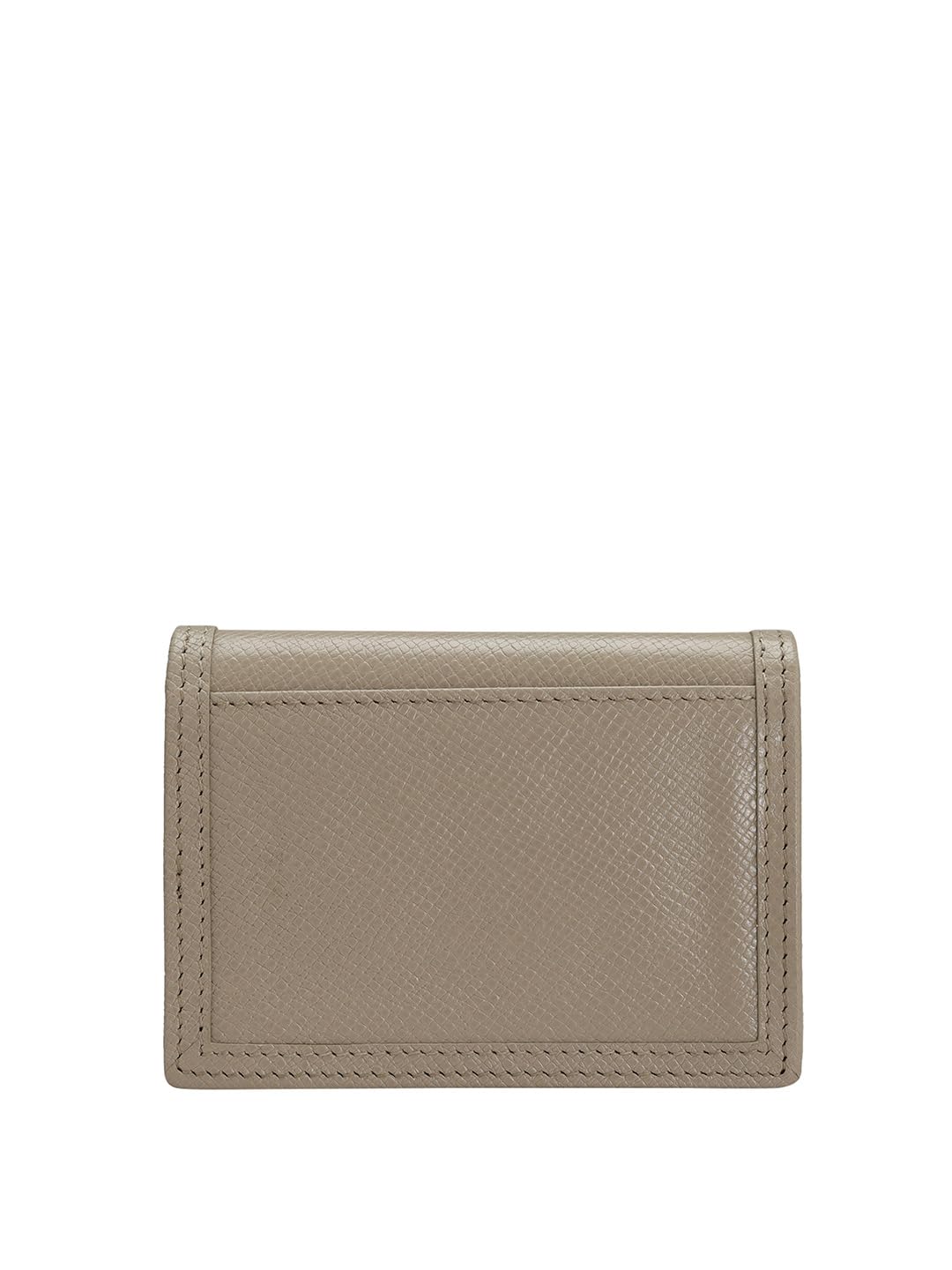 Da Milano Genuine Leather White Card Case with Multicard Slot (10221)