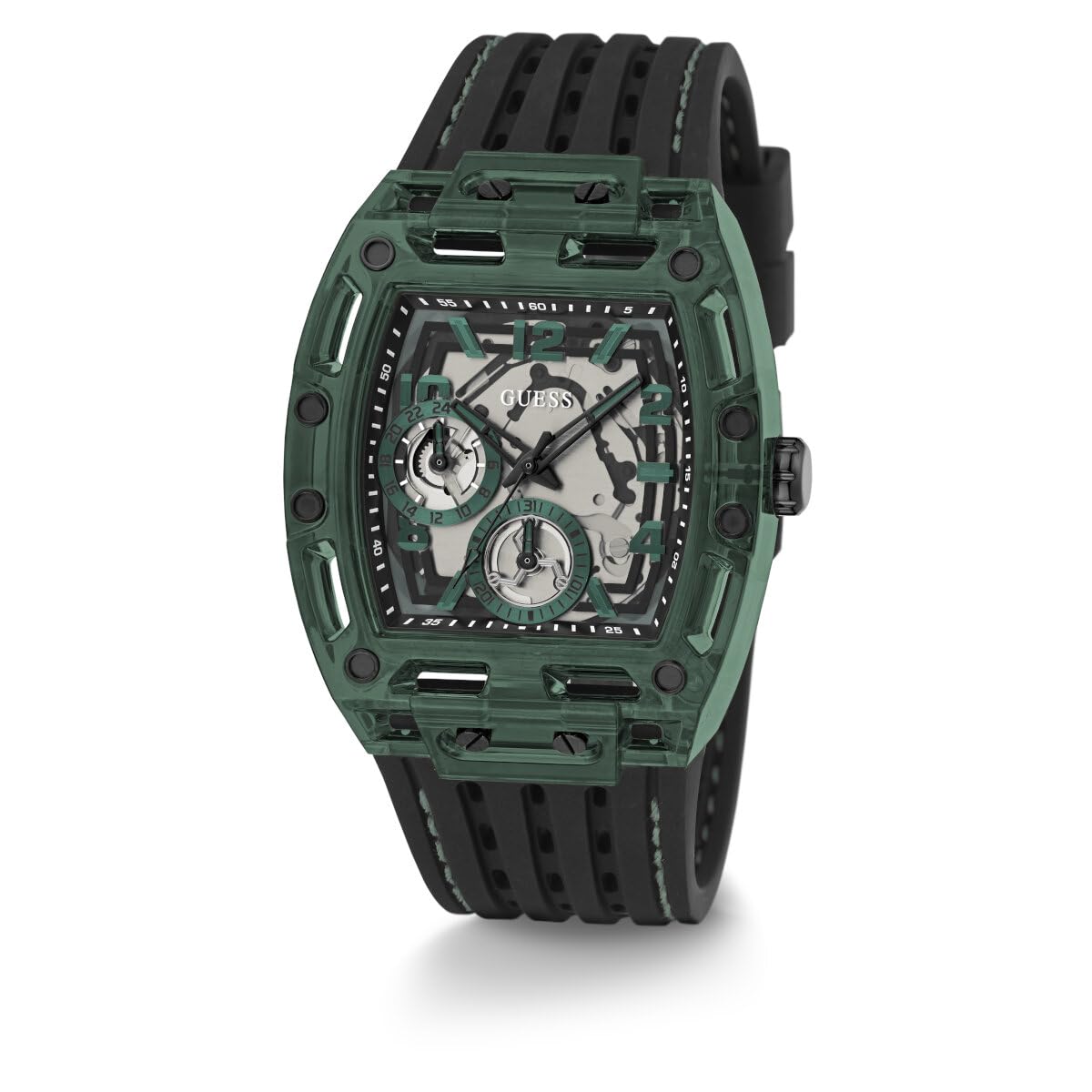 GUESS Phoenix 41.5 mm Size Black Dial Men Analog Watch - GW0499G7