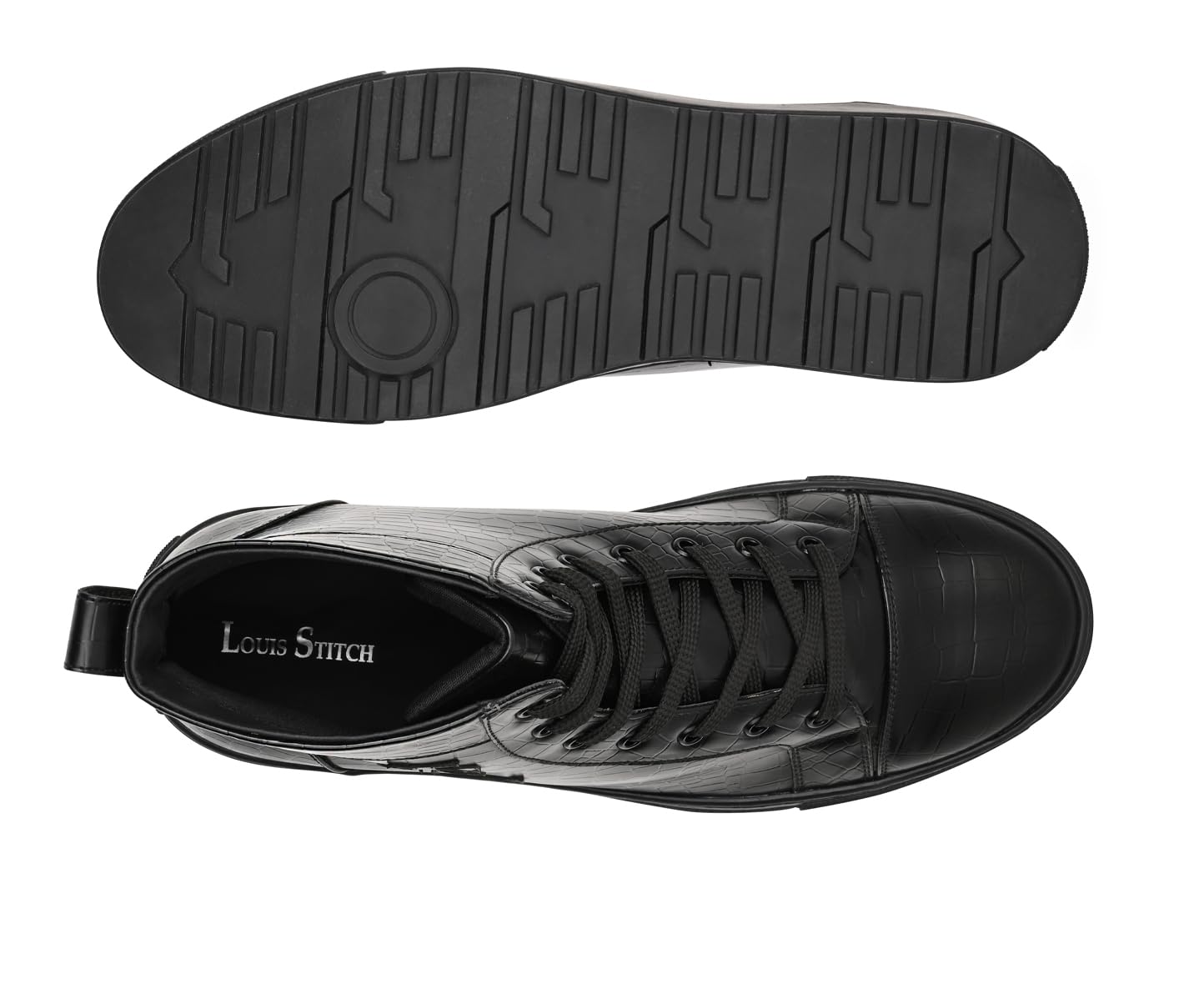 LOUIS STITCH Black Sneaker for Men | Comfortable Sneaker | LSP-SNK-AVI011-JB