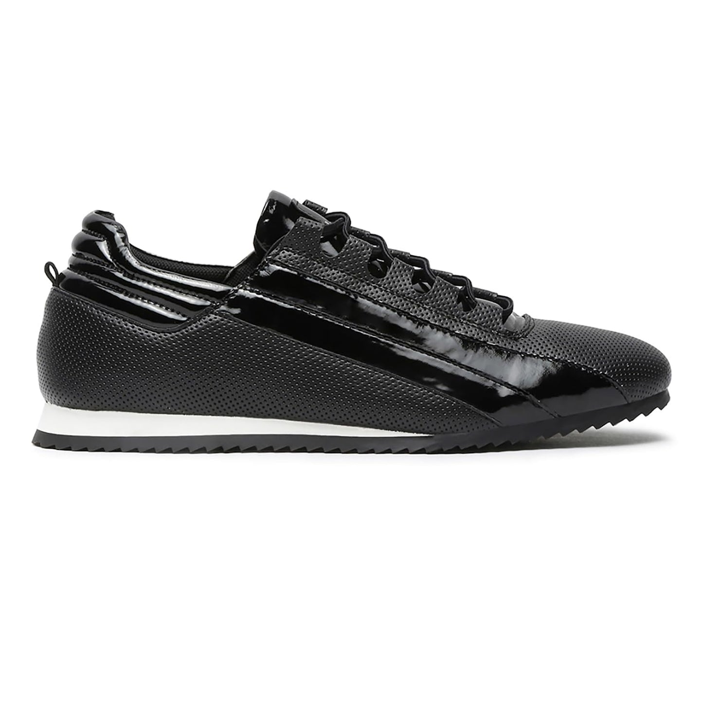 LOUIS STITCH Play Men's Egyptian Black Fashion Sneaker Comfortable for Men All Day Wear (SNK-SS) (Size- 9 UK)