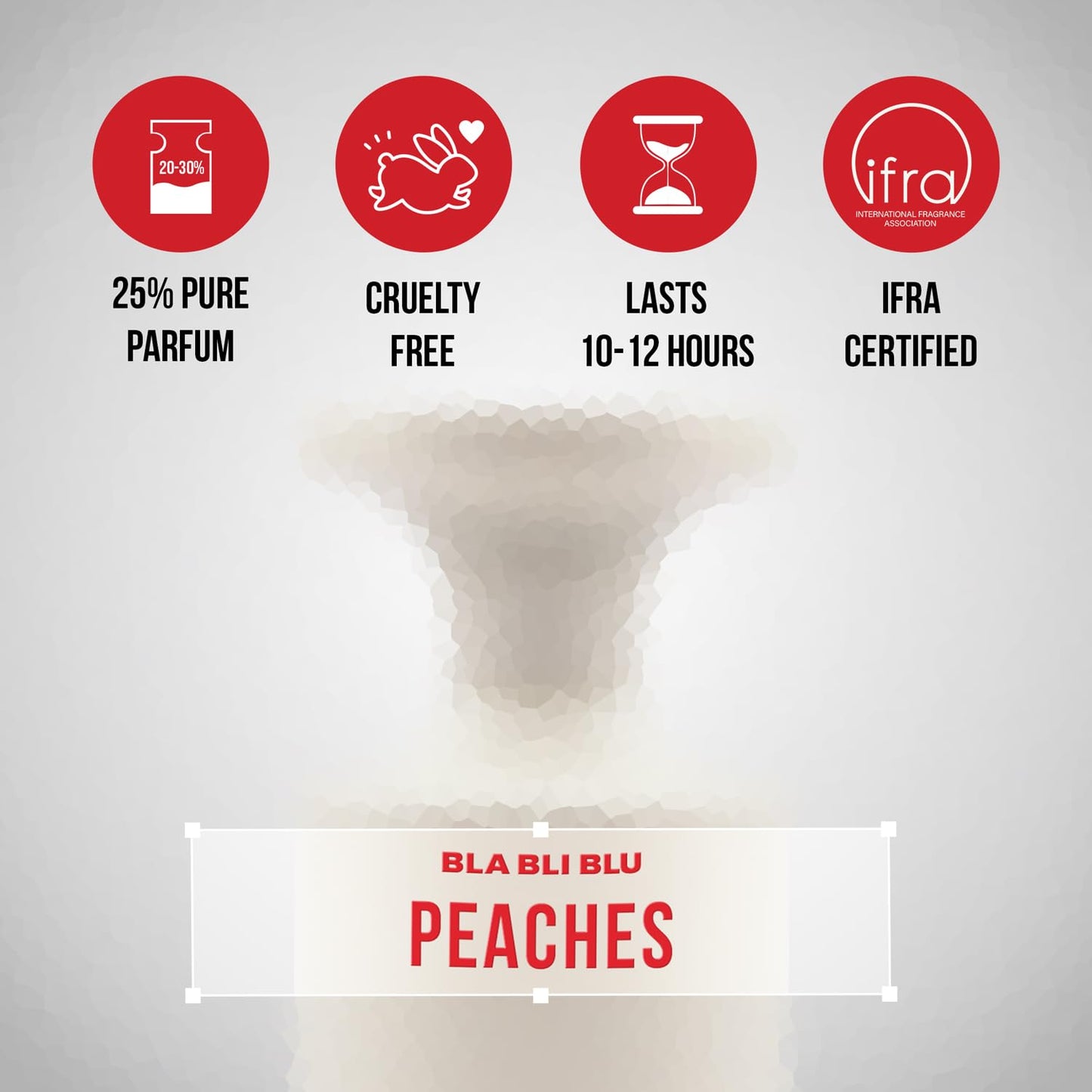 BLABLIBLU Peaches Perfume for Women|100ml Long-Lasting Parfum Fragrances - A Notch above EDP, EDT & EDC |Perfume For Woman | Rose, Orange & Musk Notes