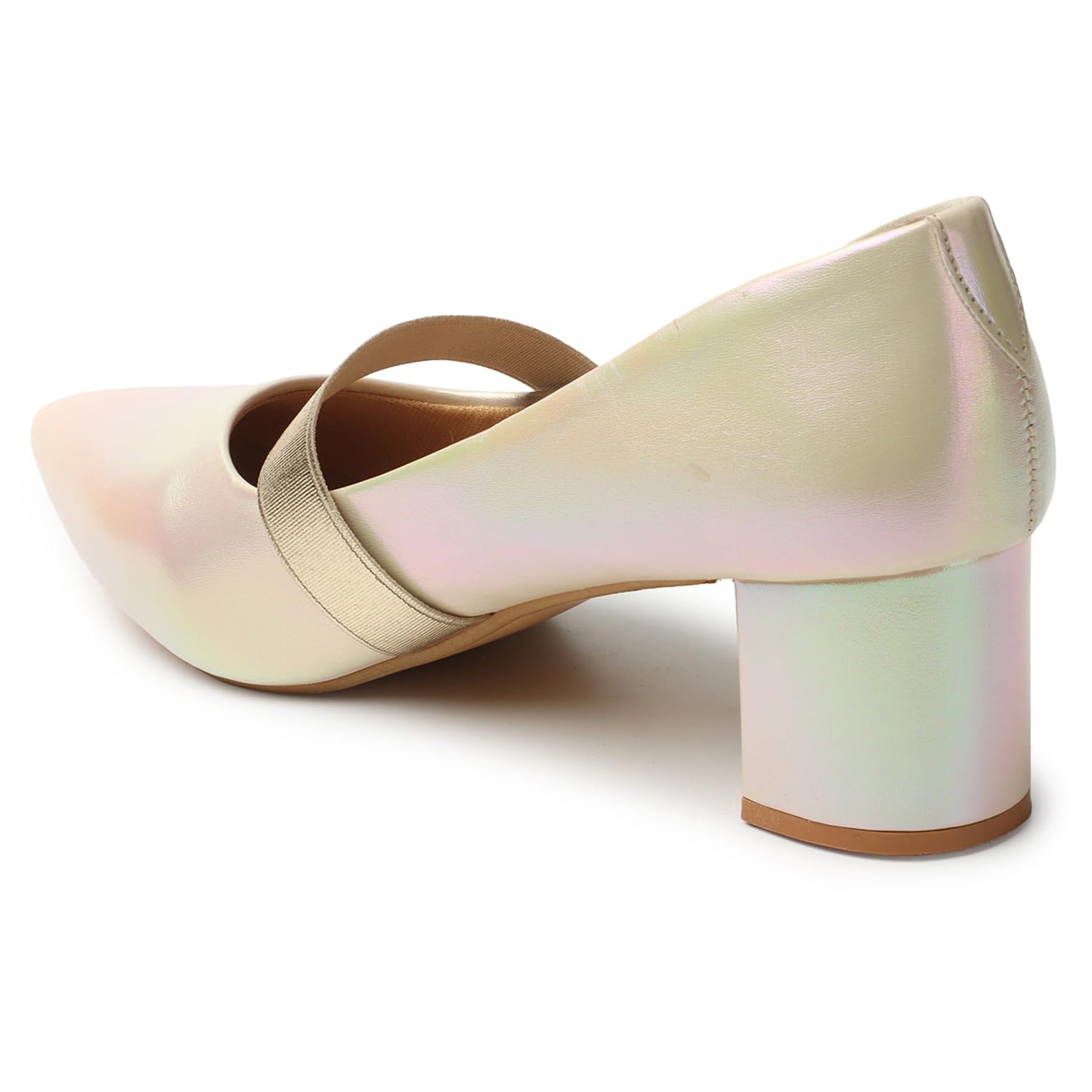 ELLE Women Shoes, Gold, UK-5