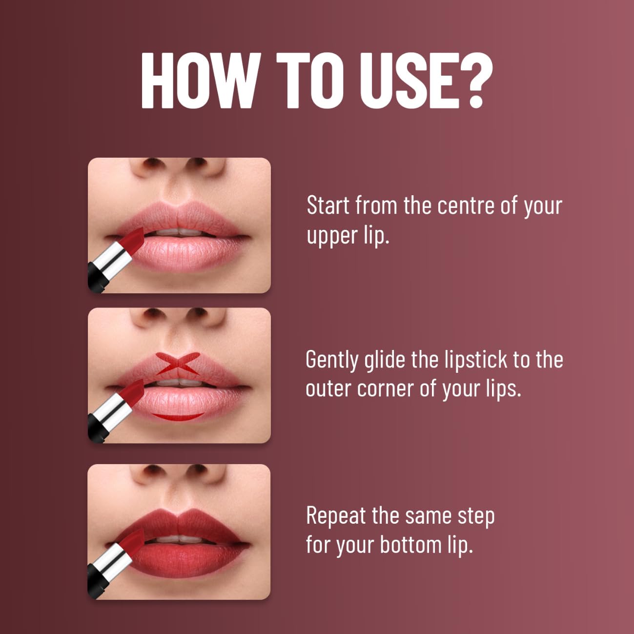 Swiss Beauty Pure Matte Creamy Lipstick | Non-drying, Highly pigmented Lipstick | Shade- Bare, 3.8gm|