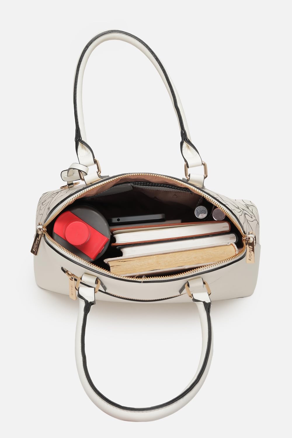 Women White Casual Handbag