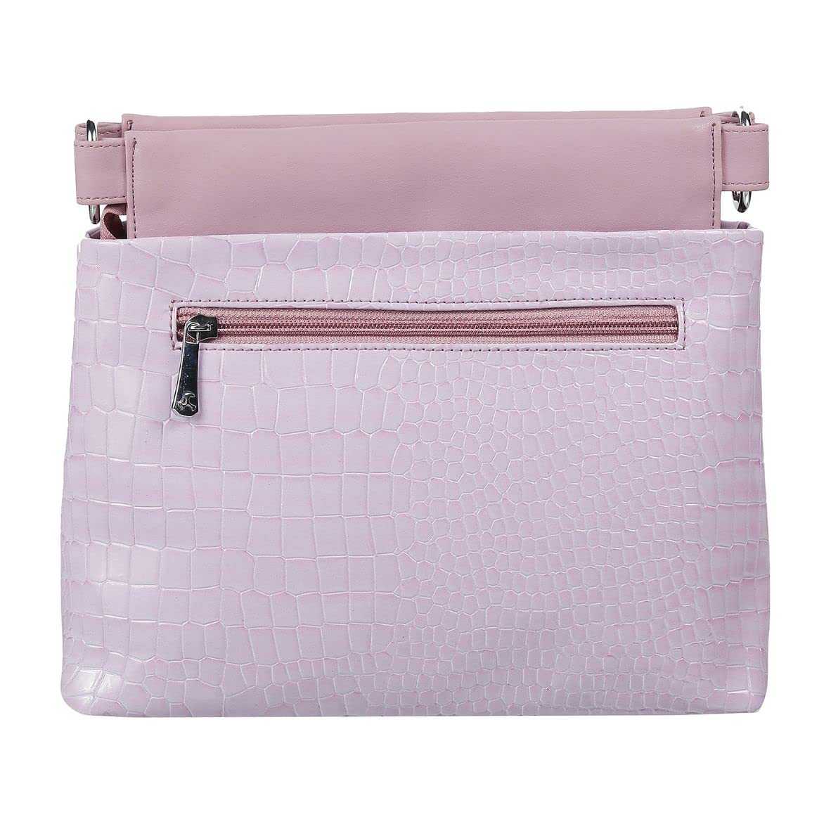 Mochi Women Purple Zip Top Sling Bag (66-7648)