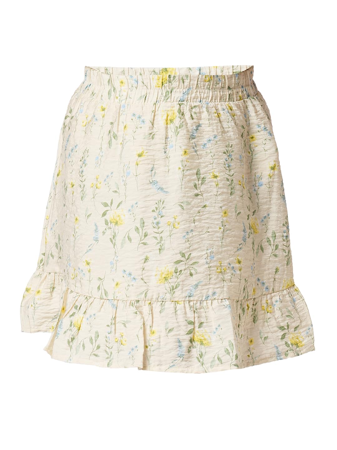 VERO MODA Girl's Viscose Blend Western Mini Skirt