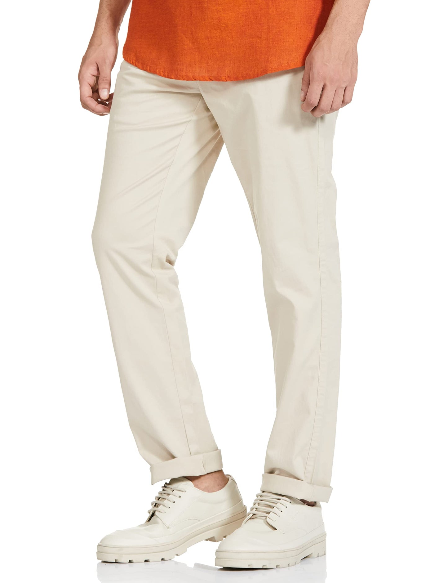 Max Men's Regular Pants (NOOSEP2221BE_Beige_32)