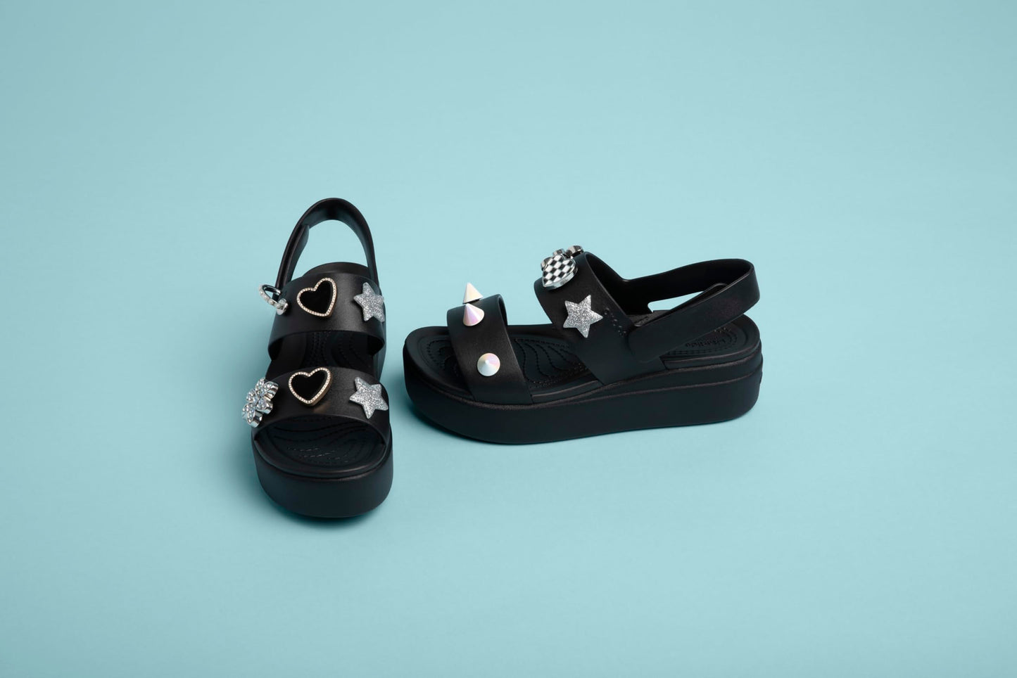 Crocs Brooklyn 4U Women Sandal (UK Size-9|Color-Black)