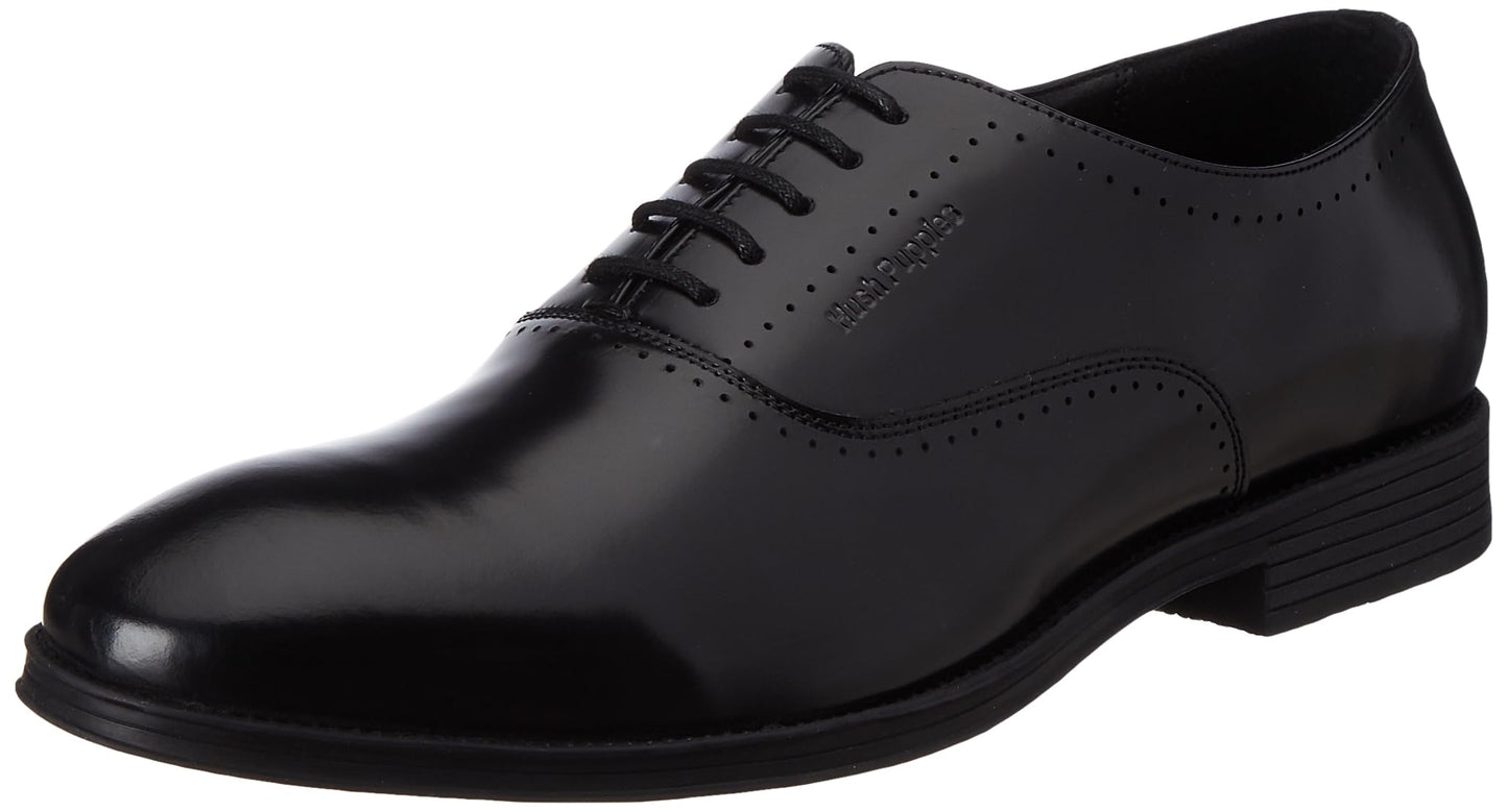 Hush Puppies Mens Edward Oxford E 23 Black Formal Shoes - 8 UK (8386000)