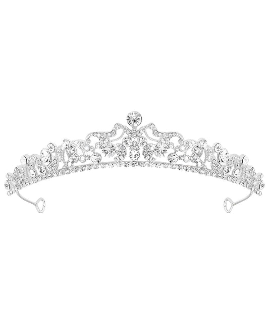 Tiara for Women Wedding, Crown for Women Queen, Elegant Rhinestone Headpiece for Brides, Prom, Parties, Cosplay, Birthday Crowns for Girls