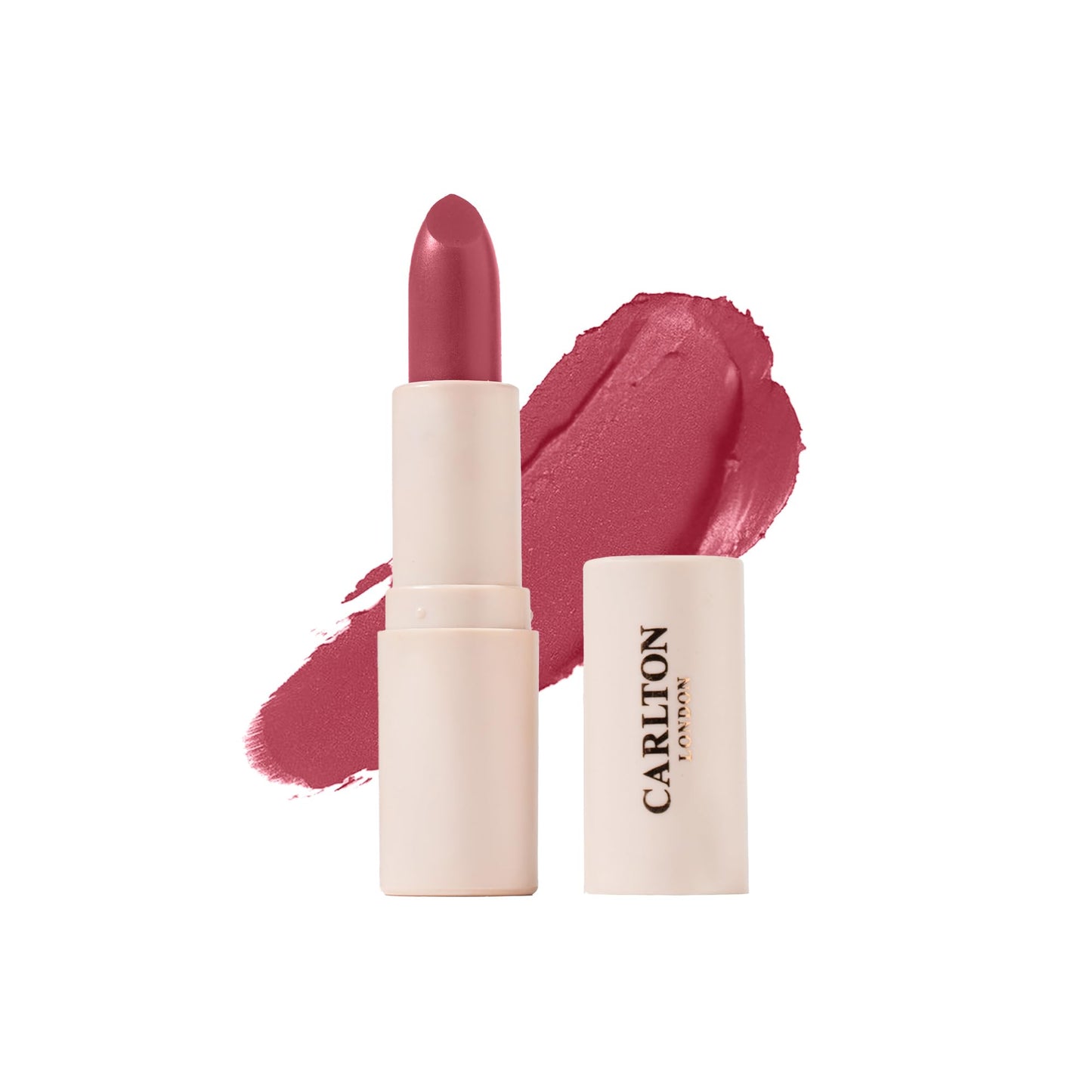 Carlton London Velvet Satin Glitterati Bullet Long Stay Lipstick |Enriched with Vitamin E, Castor oil | Intense Colour, Moisturised Lips, Smooth & Light |Upto 8 hrs - 4Gm. (Dirty Peach)