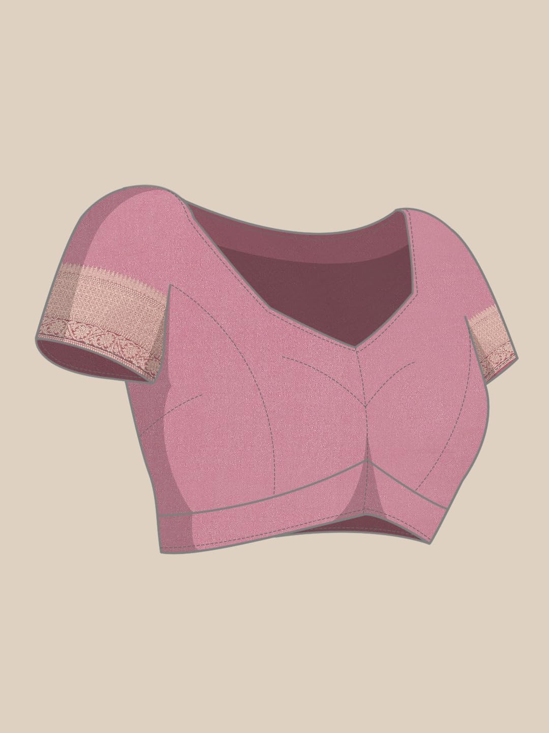 MOHEY Purple Art Silk WEAVE Saree for Women