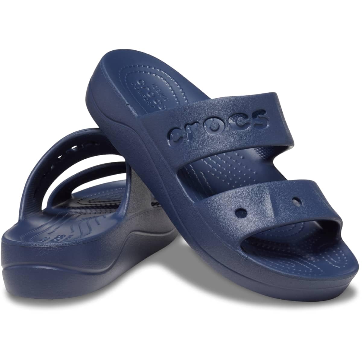 Crocs Baya Platform Sandal Navy