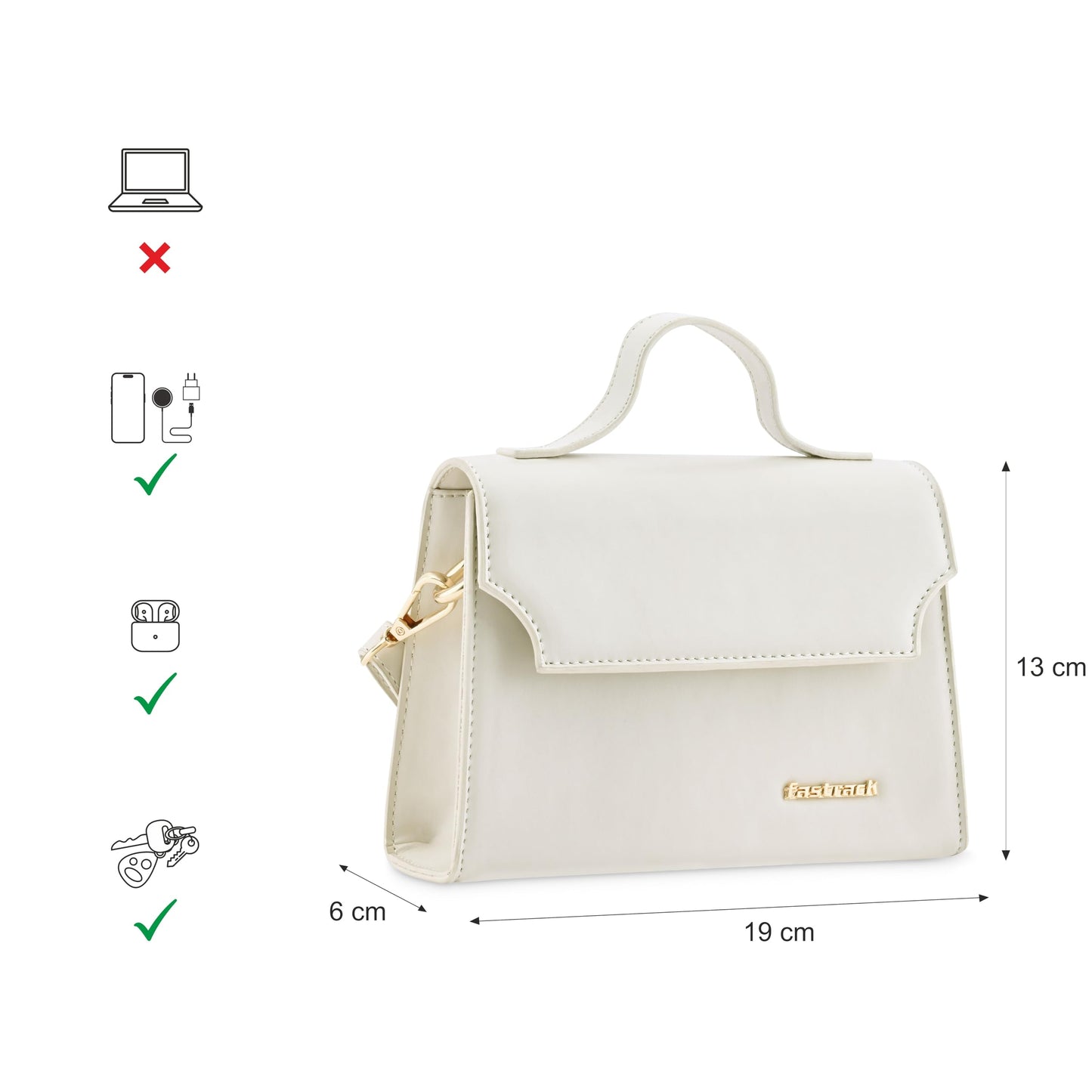 Fastrack Women's Western (White)