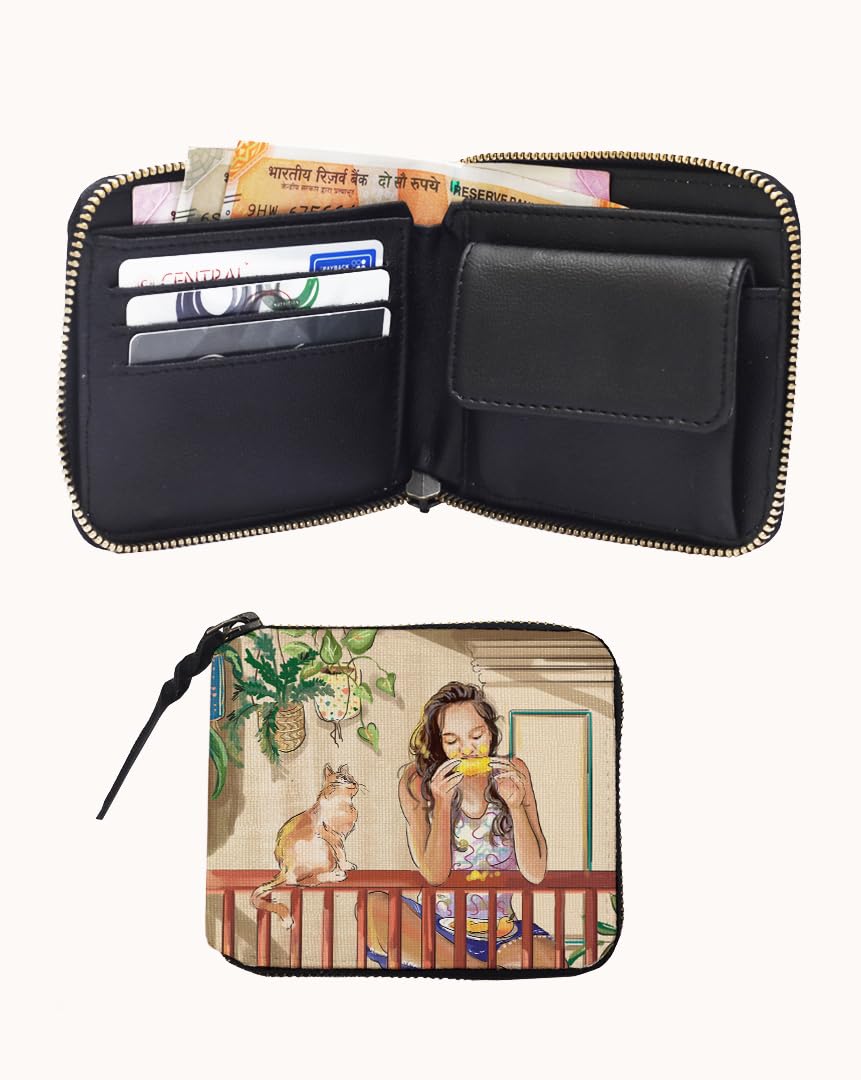 Kalankit Printed Wallet for Women | Two Fold Wallet