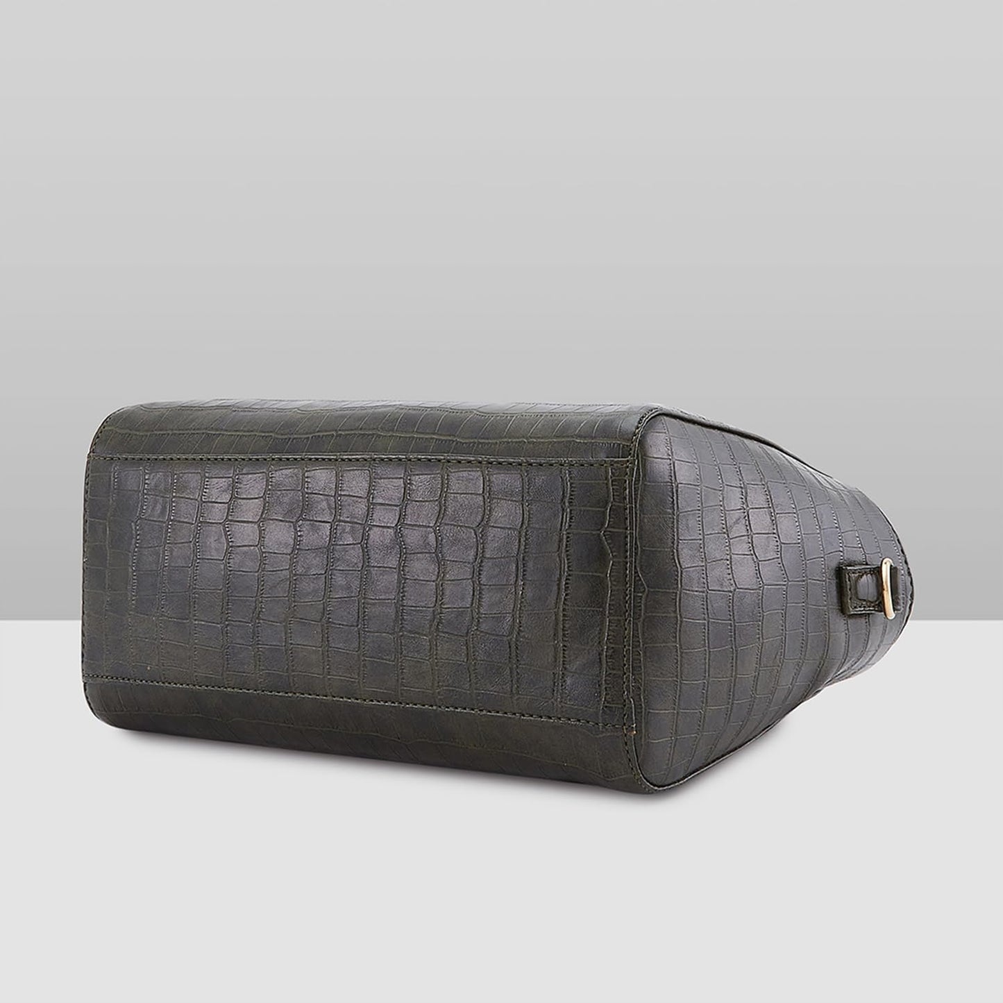 Caprese Cristina Satchel Medium Green Bag with Adjustable & Detachable Strap - Versatile Shoulder, Crossbody & Handheld Bag for Work, Travel, and Everyday Use - Spacious with Multiple Compartments