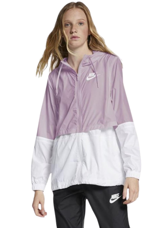 AS W NSW RPL ESSNTL WVN JKT NF-ICED LILAC/WHITE/WHITE/WHITE-DQ3353-576-M