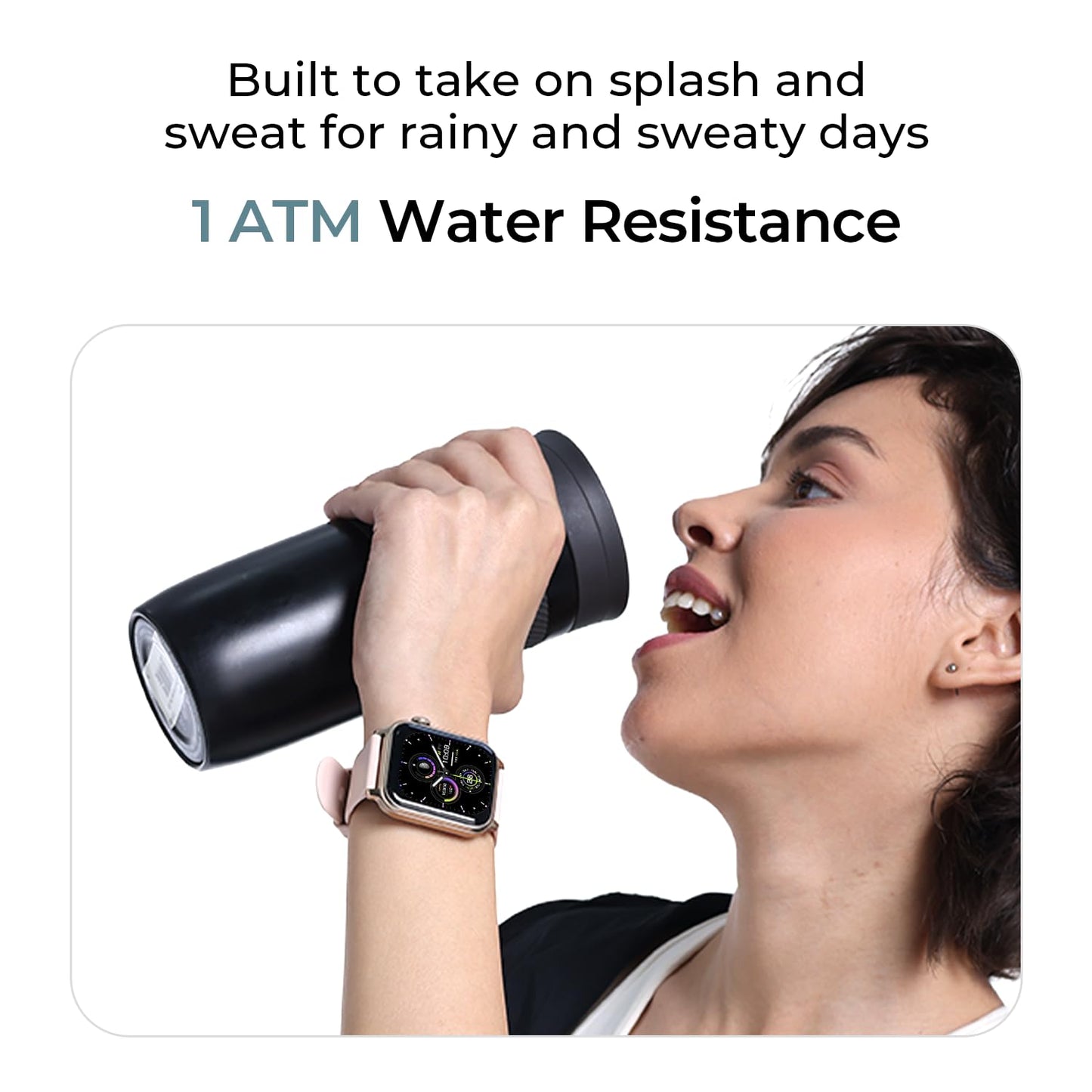 Noise Pulse Hyper Smart Watch with 21 Days Battery, 1.85" Display, AI Watch Faces, 100+ Sports Modes, Health Suite, SpO2 & Heart Rate Monitor, 1ATM Water Resistant(Jet Black)