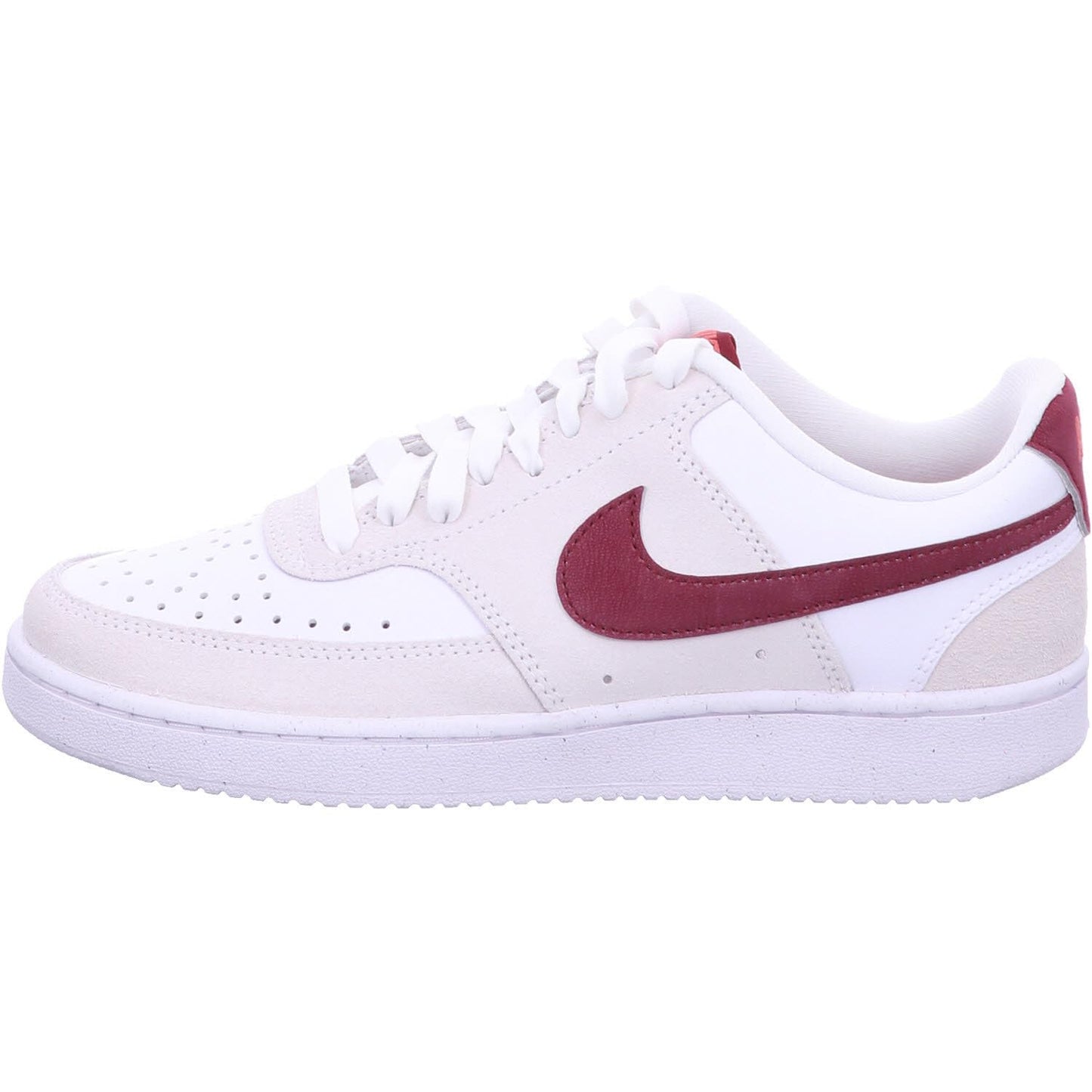 Nike W Court Vision LO-White/Team RED-Adobe-Dragon RED-FQ7628-100-7UK