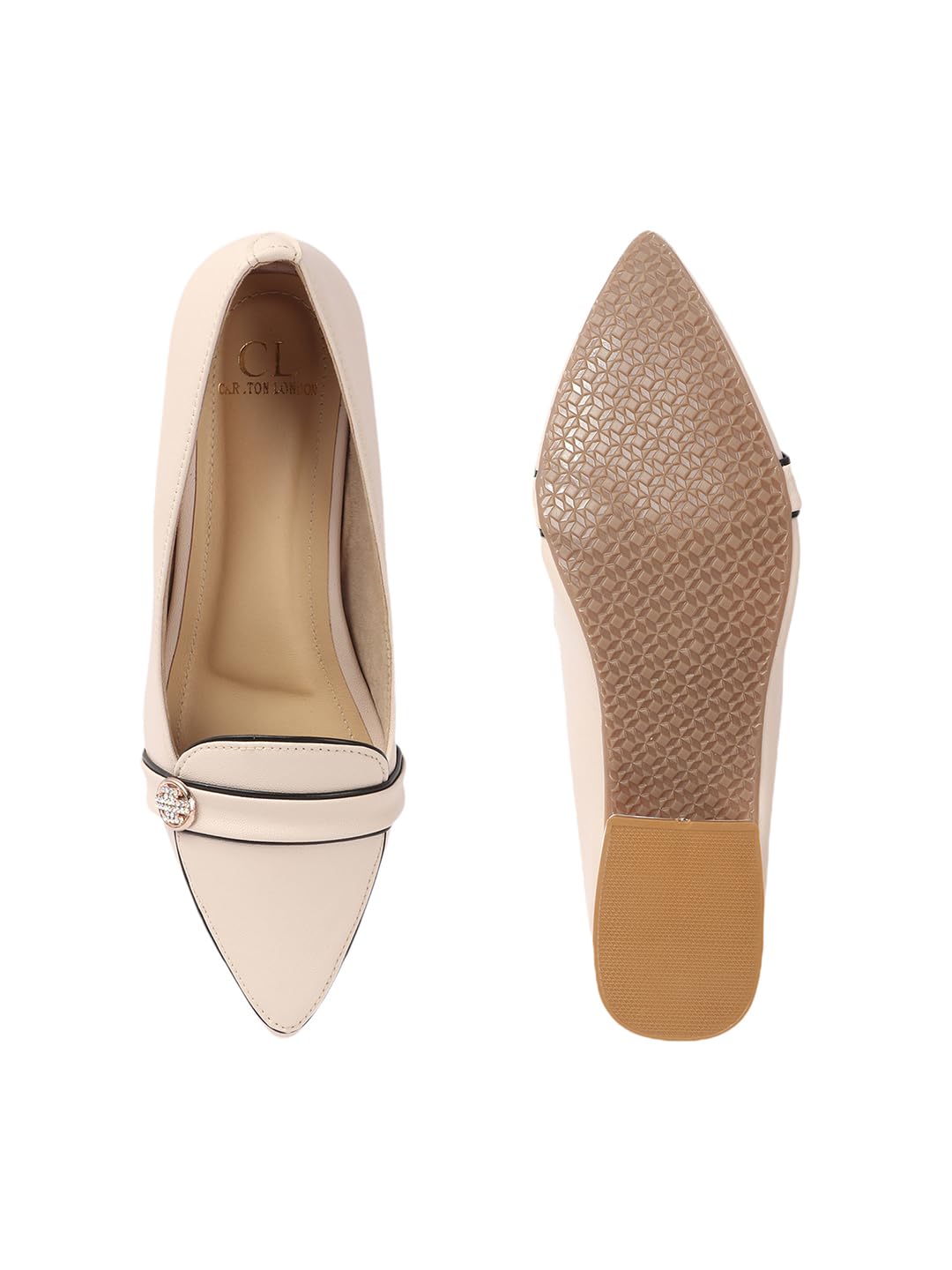 Carlton London Women Shoes,Cream,UK-4