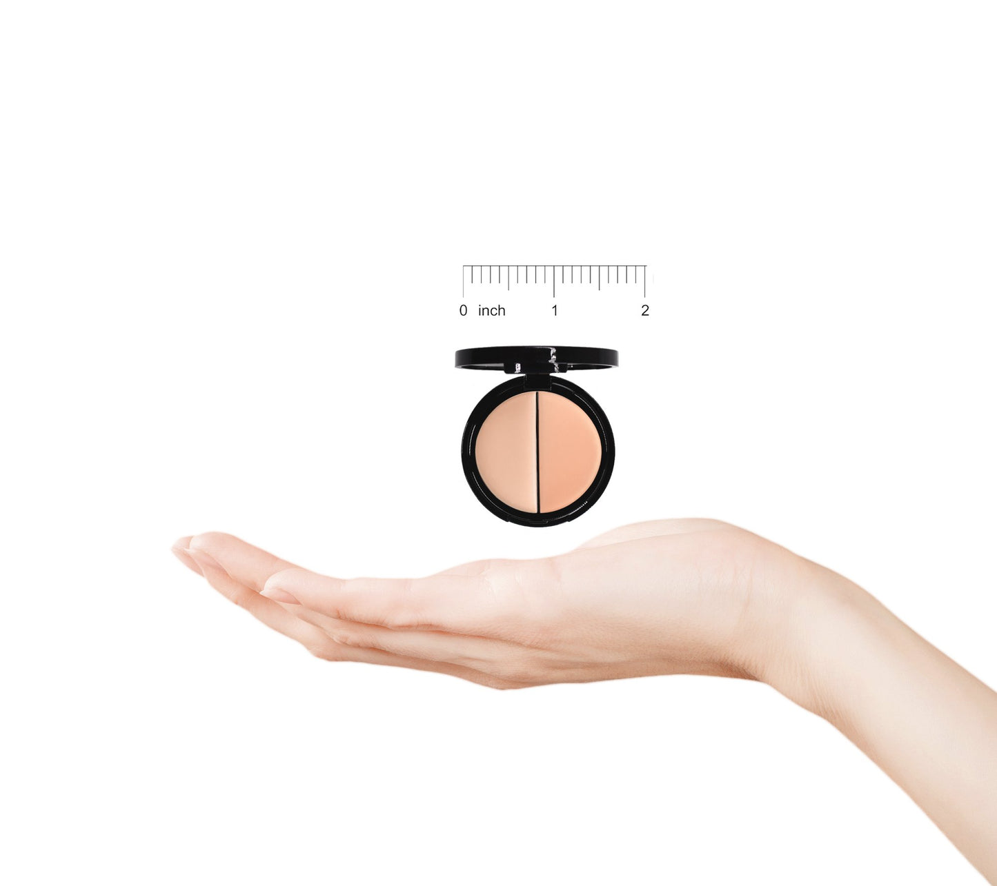 EVE PEARL Dual Salmon Concealer Full Coverage Under Eye Concealer Smooth Skin Treatment Brighten Makeup Hydrate Skincare (Medium)