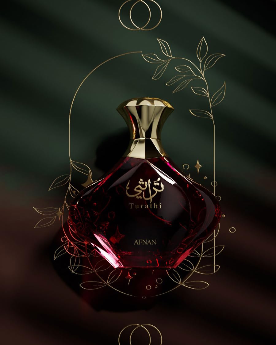 AFNAN Turathi Femme Red Eau de Parfum for Women, 90 ML