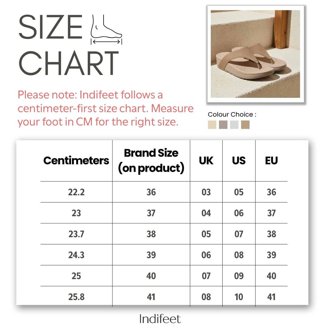 Indifeet Thong Sandals for Women Woman Stylish Flats Slippers Ladies Daily Use Flat Footwear Womens Fancy Chappal Foot Wear Women’s Comfortable Sandal Slipper Girls Latest Soft Chappals (Brown, UK Footwear Size System, Adult, Women, Numeric, Medium, 7)