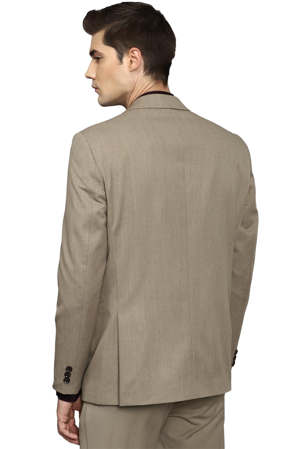 Allen Solly Men's Blazer (ASBZMSLF407773_Khaki
