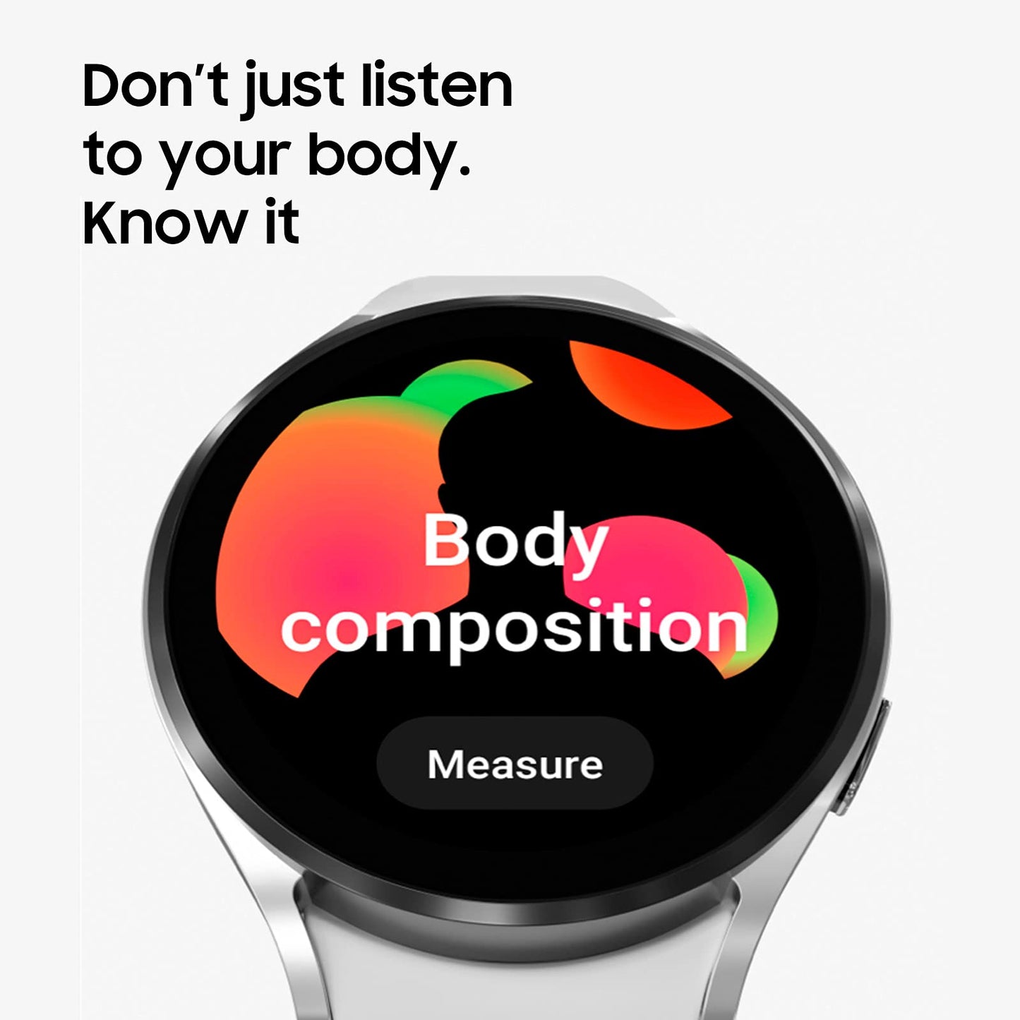 Samsung Galaxy Watch4 Bluetooth(4.4 cm, Silver, Compatible with Android only)