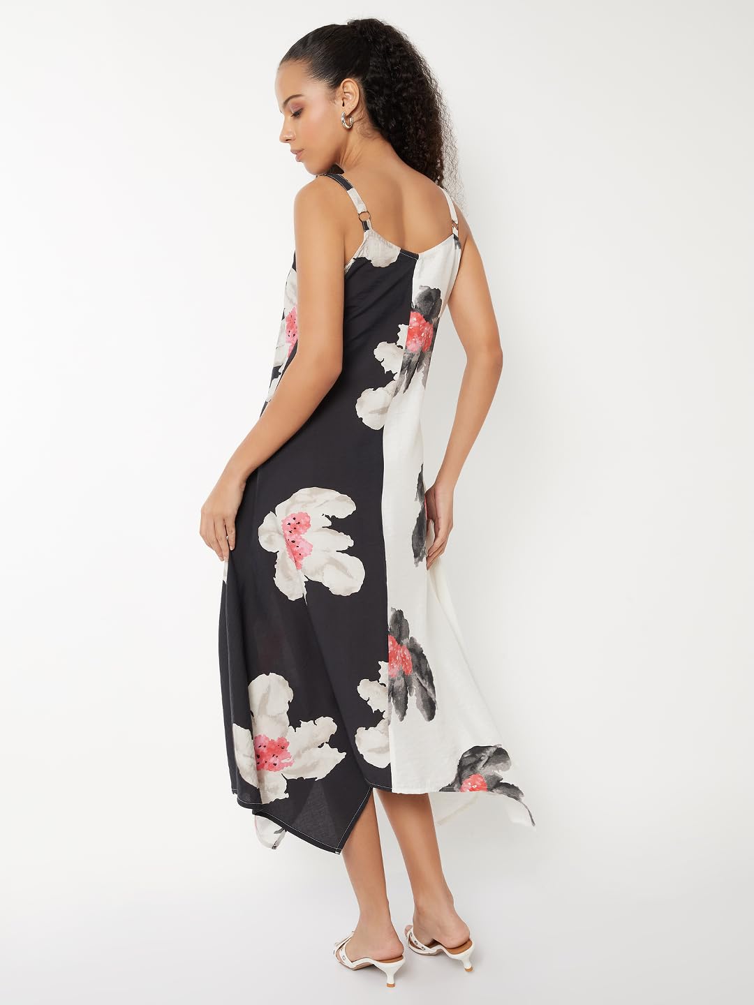 Max Women's Polyester A-Line Below The Knee Dress