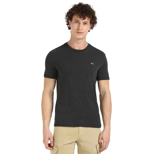Tommy Hilfiger Mens Black Color Tshirt (L)