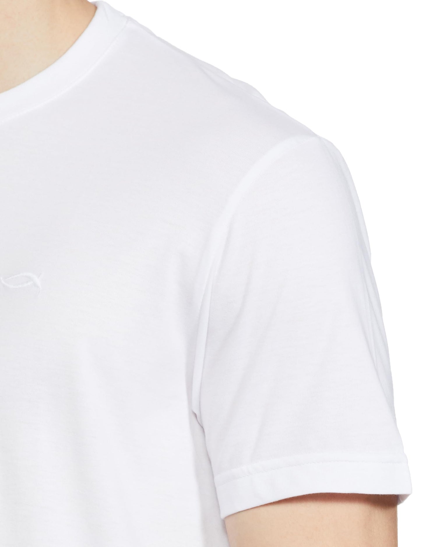 Max Men's Half Sleeves Regular Fit Crew Neck Solid Lounge T-Shirt (White_M)