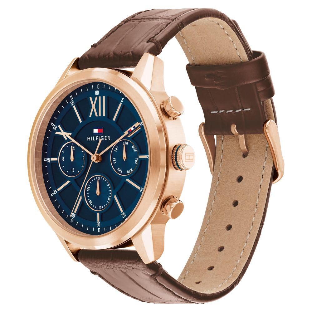 Tommy Hilfiger Analog Blue Dial Men's Casual Watch
