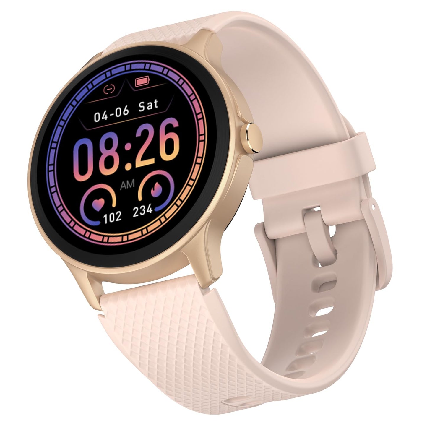 Noise Arc 1.38" Advanced Bluetooth Calling Smart Watch, 550 NITS Brightness, 100 Sports Modes, 100+ Watch Faces, 7-Day Battery, IP68 (Rose Pink)