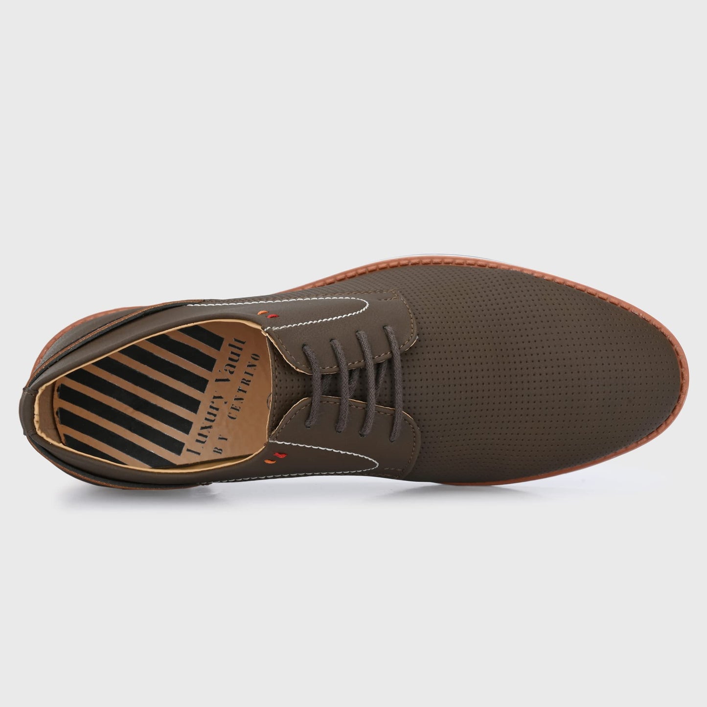 Centrino Men's 6018 Brown Sneakers_6 UK (6018-02)