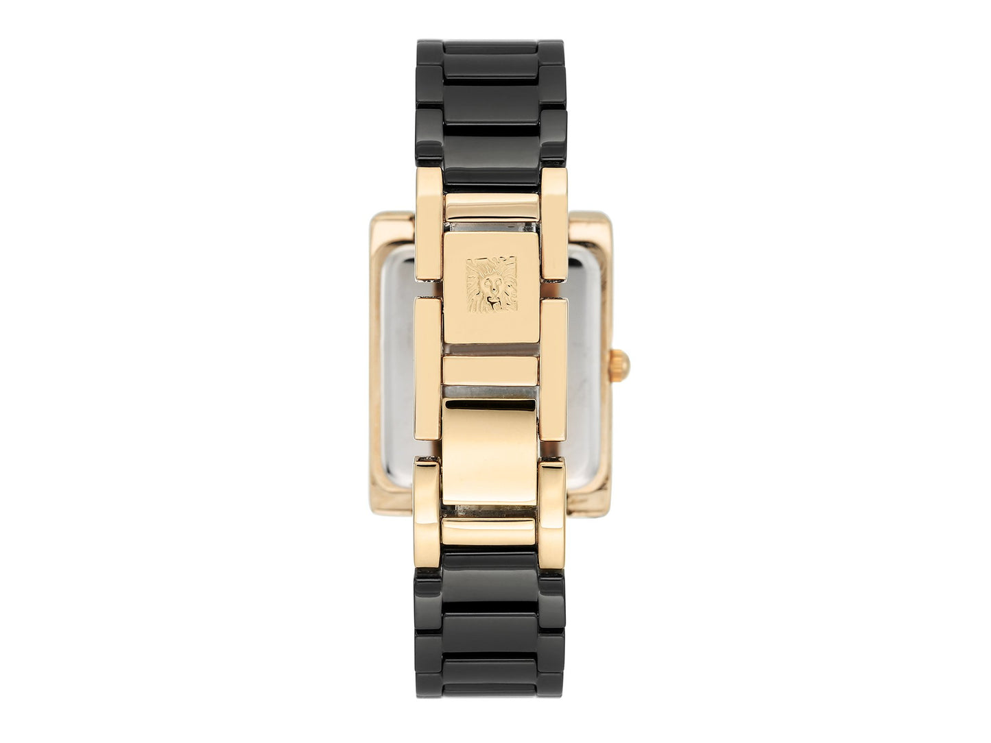 Anne Klein New York Analogue Gold-Tone and Black Dial Ceramic Women's Bracelet Watch