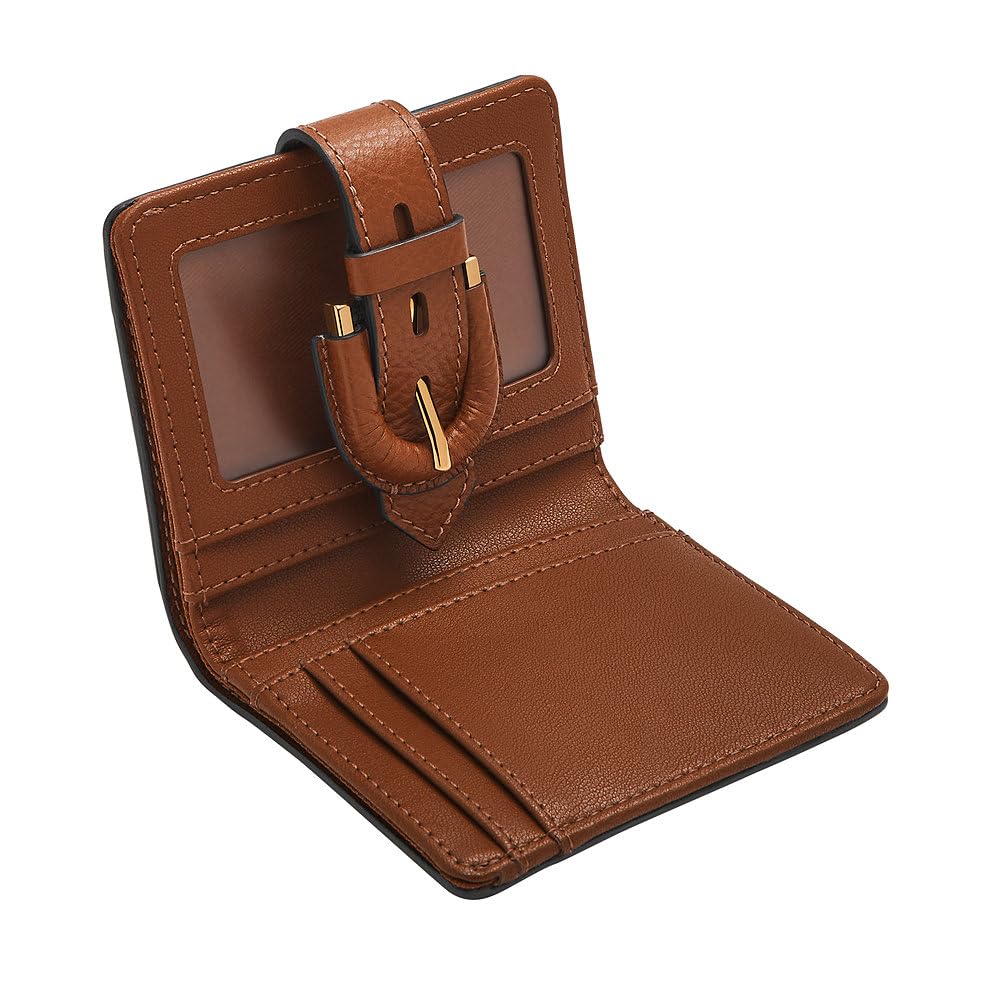 Fossil Women Leather Harwell Brown Wallet Sl10029200