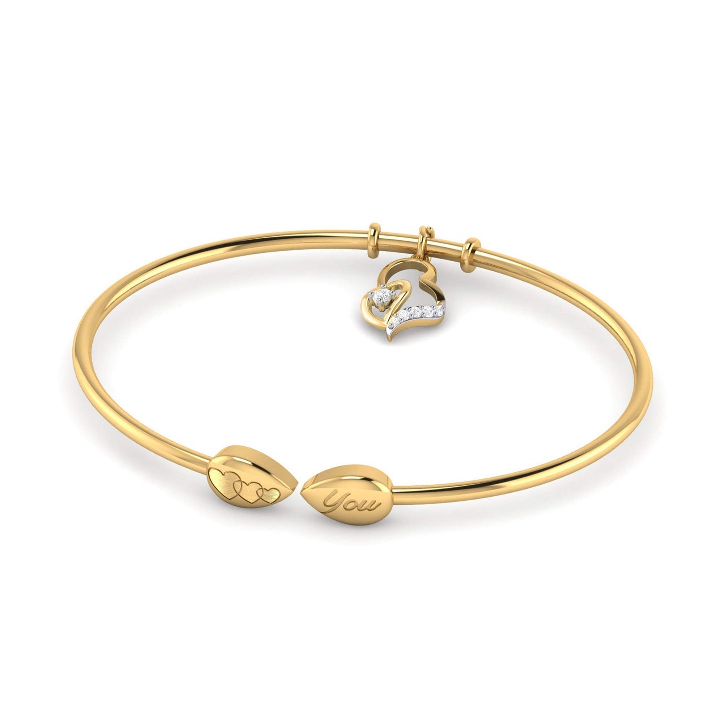 PC Jeweller 18k (750) Yellow Gold and Diamond Bracelet for Women